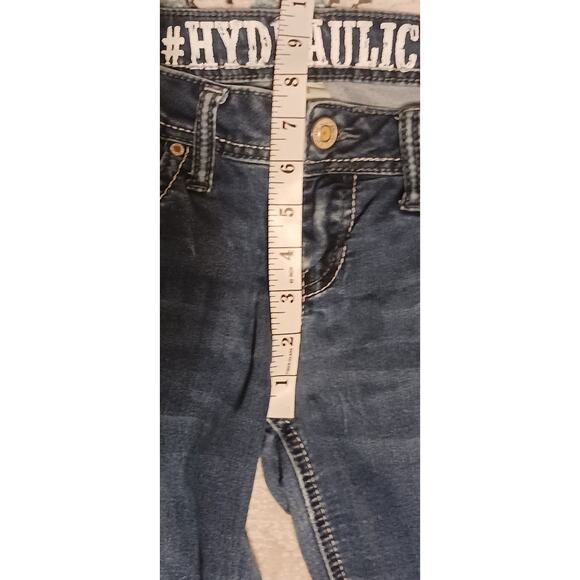Hydraulic Bailey Low-Rise Bootcut Women’s Size 7/8 Jean With Embroidered Pockets - Picture 5 of 10